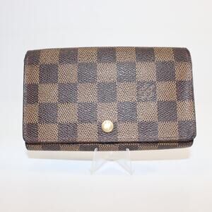 Louis Vuitton Damier Ebene Trifold Wallet – Made in Spain, Well-Loved, Classic